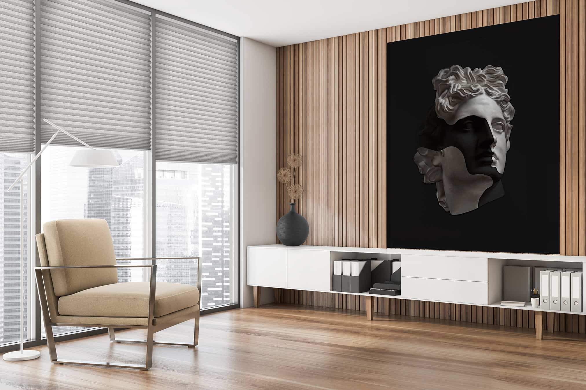 Honeycomb Mogri LF  Roomscene