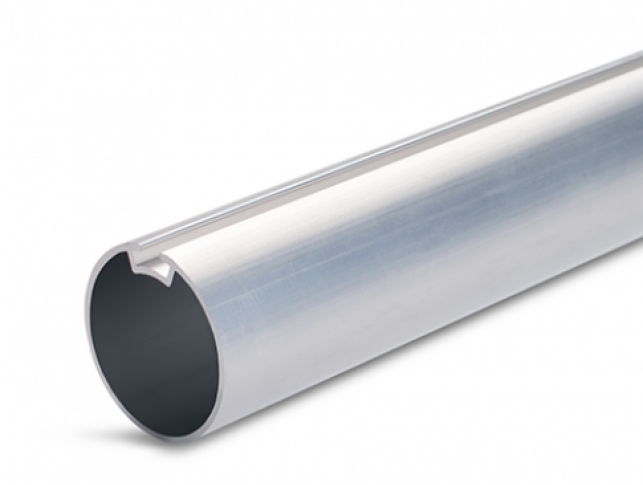 Aluminium tube 32 mm with single groove